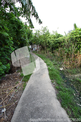 Image of Path in village of Hong Kong