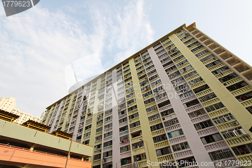 Image of Packed Hong Kong public housing estate