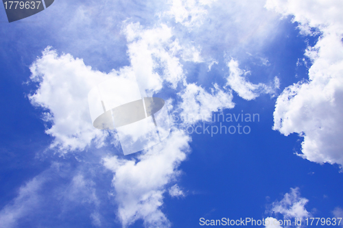 Image of Blue sky background