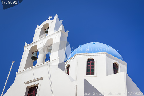 Image of Santorini church