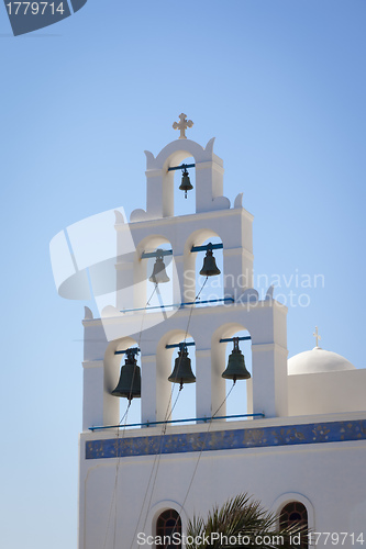 Image of Santorini church