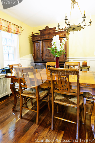 Image of Dining room interior