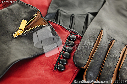 Image of Leather gloves