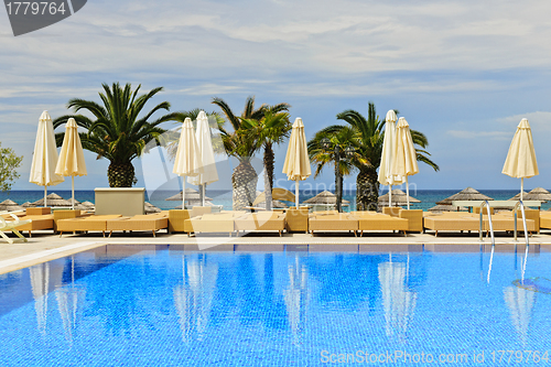 Image of Pool at tropical resort