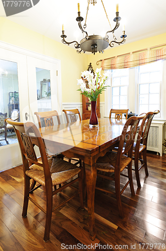 Image of Dining room interior