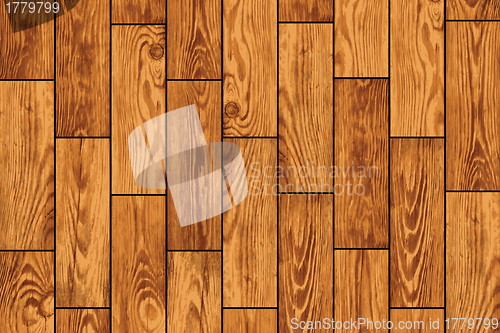 Image of Wooden flooring - background