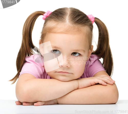 Image of Portrait of a cute little girl