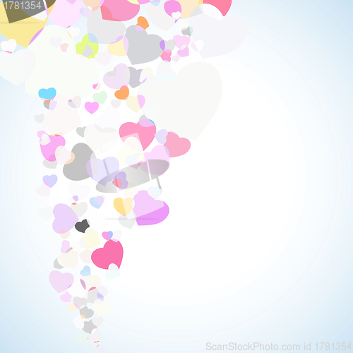 Image of Abstract valentine colorful background. EPS 8