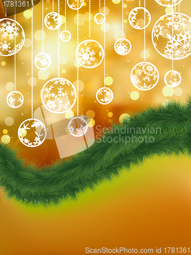 Image of Holiday christmas abstract background. EPS 8