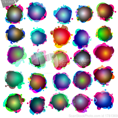 Image of Speech bubbles. Original illustration. EPS 10
