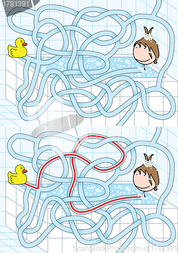 Image of Bathroom maze