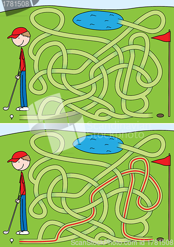 Image of Golf maze