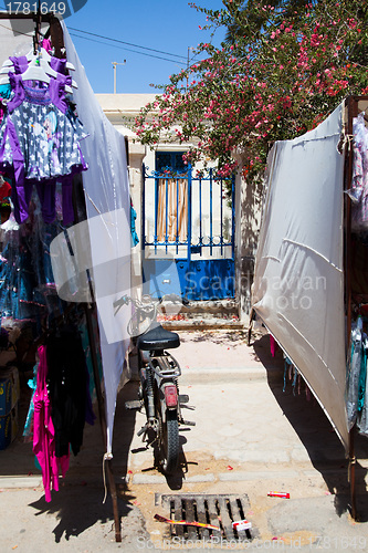 Image of Tunisian gate, market street