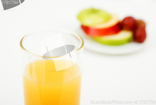 Image of glass of orange juice