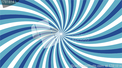 Image of Blue vortex with outline