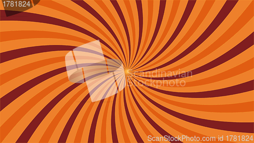 Image of Orange vortex with outline