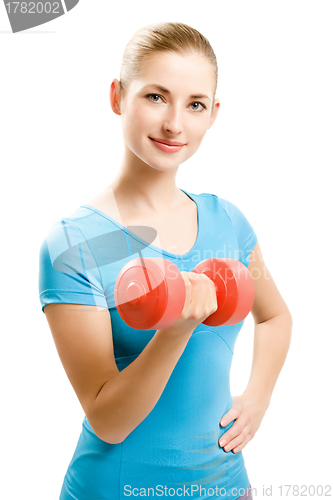 Image of young fitness woman