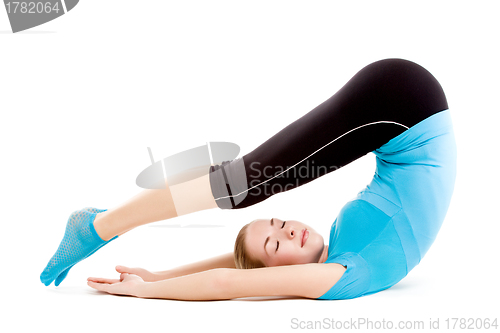 Image of young fitness woman