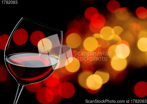 Image of glass of red wine