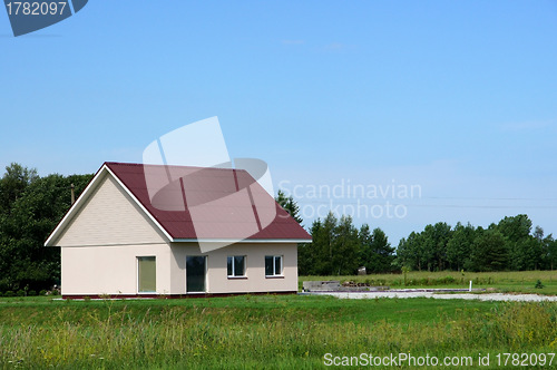 Image of The house and field