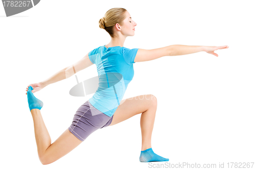 Image of young fitness woman