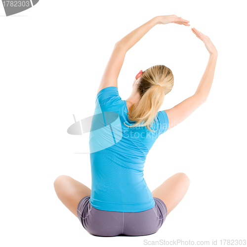 Image of young fitness woman