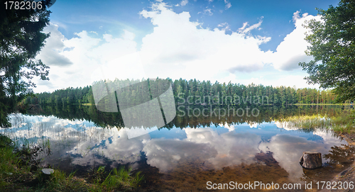 Image of summer lake scene