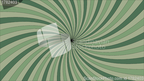 Image of Green vortex with outline