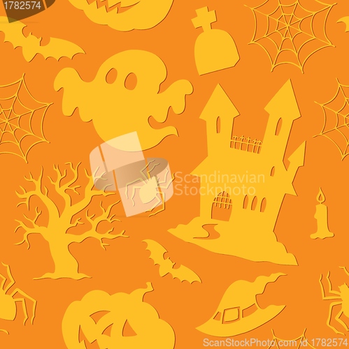 Image of Halloween seamless background 2