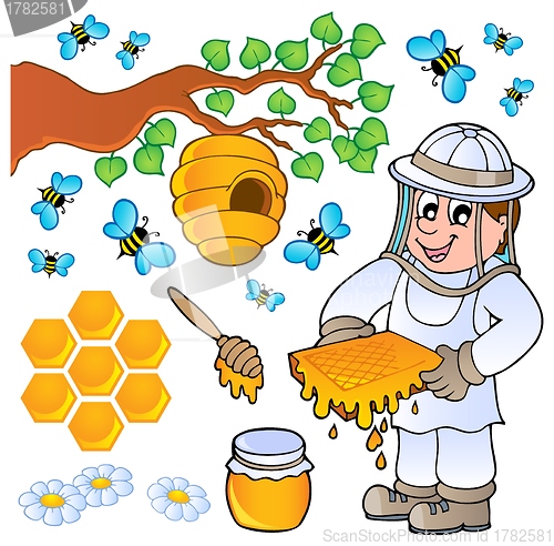 Image of Honey bee theme collection