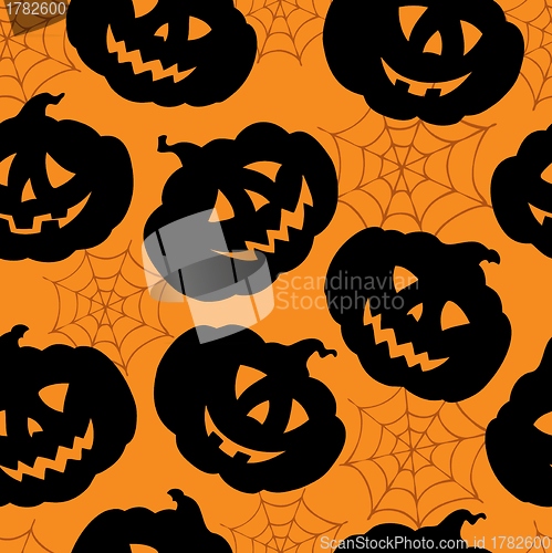 Image of Halloween seamless background 1