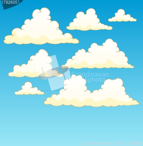 Image of Cloudy sky background 5
