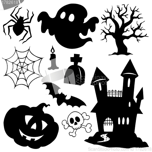 Image of Halloween silhouettes collection 1