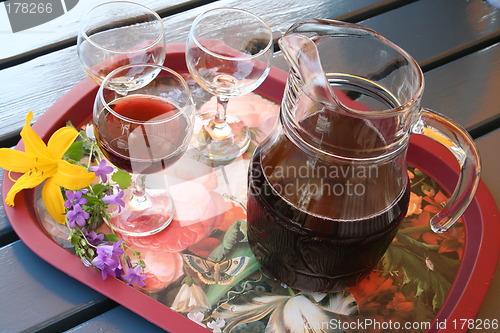 Image of Sangria in the garden