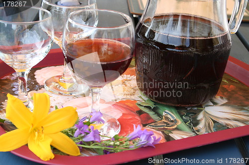 Image of Sangria on tray