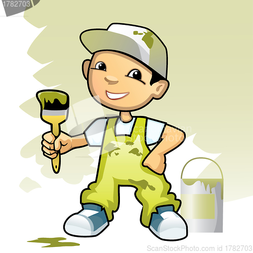 Image of Decorator with brush