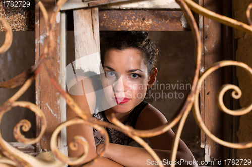 Image of Portrait inside a ruin