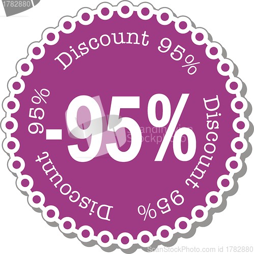 Image of Discount ninety five percent