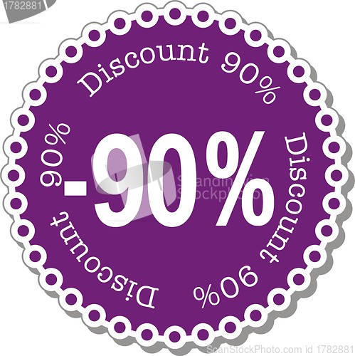 Image of Discount ninety percent