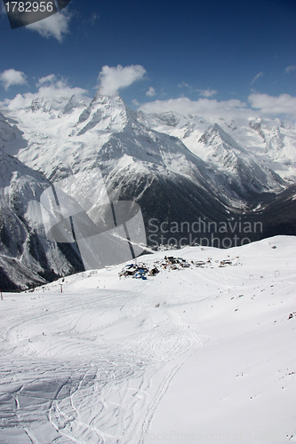 Image of Mountains, Winter, Sunny Day