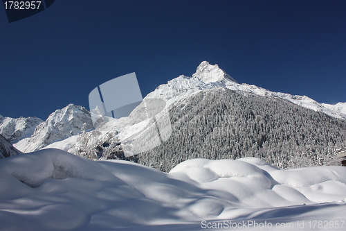 Image of Mountains, Winter, Sunny Day