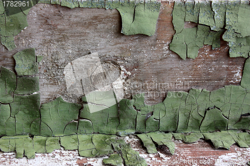 Image of Abstract old grunge cracked paint background texture with scratc