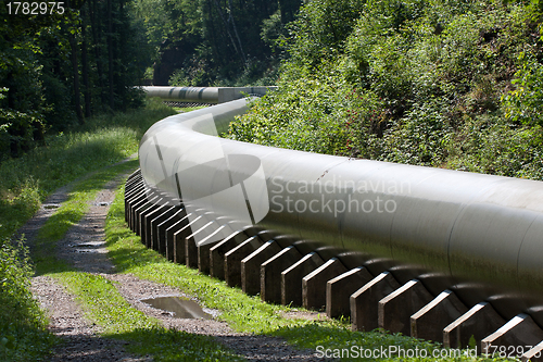 Image of Water power plant pipe