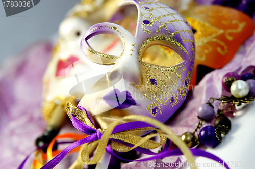 Image of Venetian carnival masks