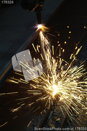 Image of Cutting of steel plates
