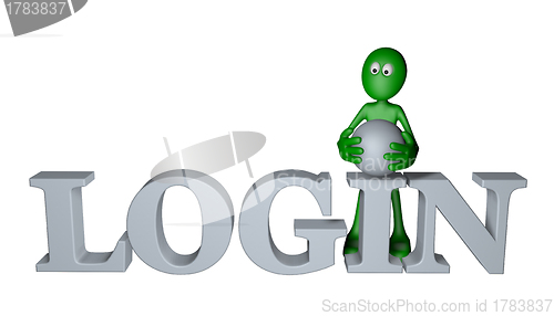 Image of log in