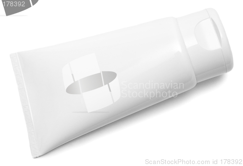 Image of Blank White Tube w/ Path