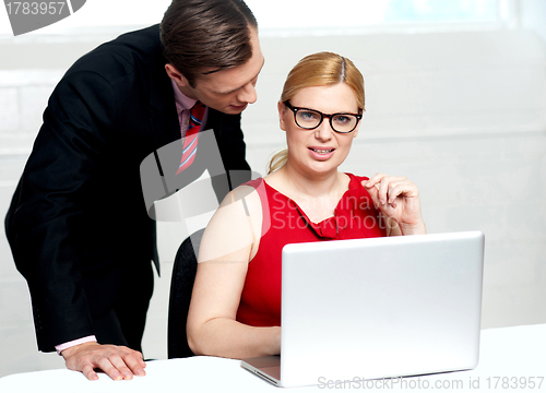 Image of Young businessteam working in office