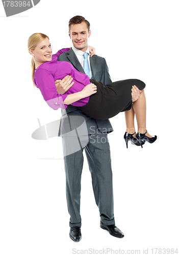 Image of Its love time at work