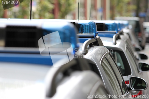 Image of german police cars